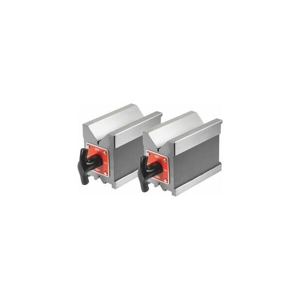 Holex Pair of Magnetic V-Blocks, LengthxWidth: 120X70mm 447145 120X70 - main